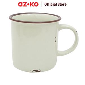 AZKO Pendopo 300 ml Mug Porselen Vintage - Ivory