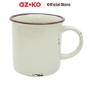 AZKO Pendopo 300 ml Mug Porselen Vintage - Ivory