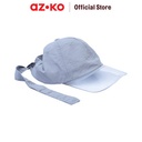 AZKO Ataru Topi Baseball Soft Brim Pvc - Abu-Abu