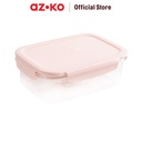 AZKO Kris 900 ml Cotton Wadah Makanan Dengan Clip - Pink