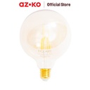 AZKO Eglare Bohlam Led Filamen Globe 5 Watt Warm White E27 - Kuning