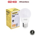 AZKO Krisbow Lumi Bohlam Led 3 Watt - Warm White