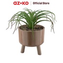 AZKO Arthome Tanaman Artifisial Big Airplant In Shaw Tripot