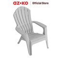 AZKO Soleil Adirondack Kursi Teras Plastik - Abu-Abu