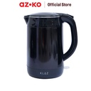 AZKO Klaz 1.7 Ltr Teko Listrik Double Wall - Hitam