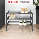 AZKO Stora 93x29x47 Cm Rak Sepatu 3 Tingkat Extendable
