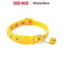 AZKO Paws N Tali Kalung Kucing Print Love - Kuning