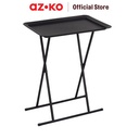 AZKO Soleil Thea Meja Teras Dengan Tray - Hitam