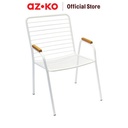 AZKO Soleil Othello Kursi Teras Steel - Putih