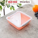 AZKO Ataru 1.2 ltr Wadah Makanan Spork Clip Gm - Coral