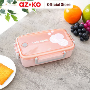 AZKO Ataru 900 ml Wadah Makanan Simple Clip - Pink