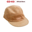 AZKO Ataru Topi Baseball Corduroy - Cokelat