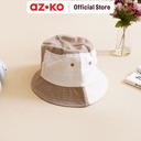 AZKO Ataru Topi Bucket Patches - Cokelat
