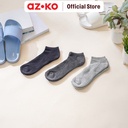 AZKO Ataru Set 3 Pasang Kaos Kaki Pria Ankle Basic