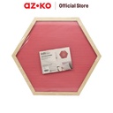 AZKO Odi Papan Buletin Hexagon - Merah