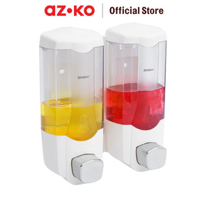 AZKO Krisbow 370 Ml Set 2 Pcs Dispenser Sabun Cair - Putih