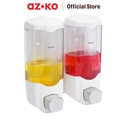 AZKO Krisbow 370 Ml Set 2 Pcs Dispenser Sabun Cair - Putih