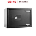 AZKO Krisbow 23X17X17 cm Brankas Besi 17Ck 1/3 mm - Hitam