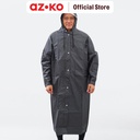 AZKO Ataru Jas Hujan Panjang Pvc - Hitam