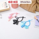 AZKO Ataru Gantungan Kunci Dengan Silicone Heart