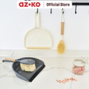 AZKO Ataru Set Sapu & Pengki Minimalist - Krem
