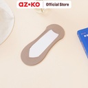 AZKO Ataru Set 2 Pasang Kaos Kaki Wanita Liner - Cokelat