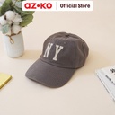 AZKO Ataru Topi Baseball Ny - Abu-Abu