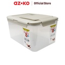 AZKO Komax 10 kg Tempat Beras Rice Container Kotak Beras Bpa Free Wadah Penyimpanan Beras Perlengkapan Dapur