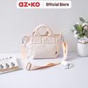 AZKO Ataru Ukuran S Tas Selempang Canvas - Putih Ivory