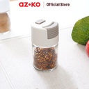AZKO Ataru 0.5 Gr Tempat Bumbu Dapur Press - Krem Beige