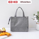 AZKO Ataru Tas Bekal Makanan Thermal Slim - Abu-Abu