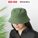 AZKO Ataru Topi Bucket Reversible - Hijau/Krem