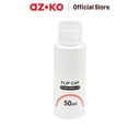 AZKO Ataru Botol Cairan Dengan Tutup Flip 50 Ml - Putih
