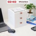 AZKO Stora Organizer Kosmetik 3 Tingkat - Putih