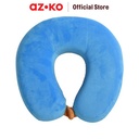 AZKO Passport Bantal Leher Sunset - Biru/Oranye