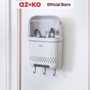 AZKO Stora Tempat Alat Makan - Putih
