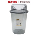 AZKO Krisbow 20 Ltr Tempat Sampah Transparan - Abu-Abu Smoke
