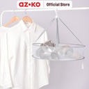 AZKO Stora Jemuran Baju Gantung Lipat Mesh - Putih