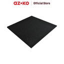 AZKO Krisbow Karpet Karet Gym 50x50 Cm - Hitam