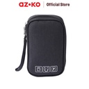 AZKO Passport Ukuran S Tas Organizer Gadget - Hitam