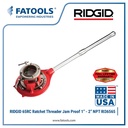 RIDGID 36565 65RC Ratchet Threader Jam Proof 1" - 2" NPT Snai Pipa Manual Receding