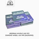 TJAP MATA / CAP MATA (Orderan Khusus) 100 PCS | Diamond Wheel 105 MM (Ekonomis)
