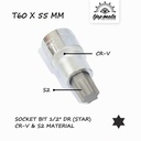 TJAP MATA / CAP MATA Socket Bit 1/2" DR Star T60 x 55 MM