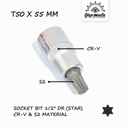 TJAP MATA / CAP MATA Socket Bit 1/2" DR Star T55 x 55 MM