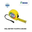 Roll Meter / Meteran / Measuring Tape  WOOD 7.5 MTR X 25 MM