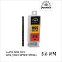TJAP MATA Mata Bor Besi / Drill Bits HSS (Size Khusus) 8.6 MM