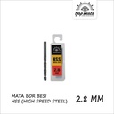 TJAP MATA Mata Bor Besi / Drill Bits HSS (Ukuran Khusus) 2.8 MM