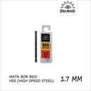 TJAP MATA Mata Bor Besi / Drill Bits HSS (Ukuran Khusus) 1.7 MM