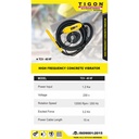 TIGON CONVEYER VIBRATOR | HIGH FREQUENCY CONCRETE VIBRATOR | TIGON