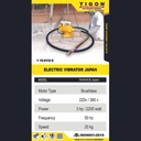 Tigon Mesin Pemadat Cor Beton Model Colok/Pin TG-EV30B 1 Phase